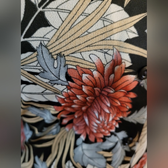 Vintage Floral Blouse Bow Blouse - Picture 2 of 2